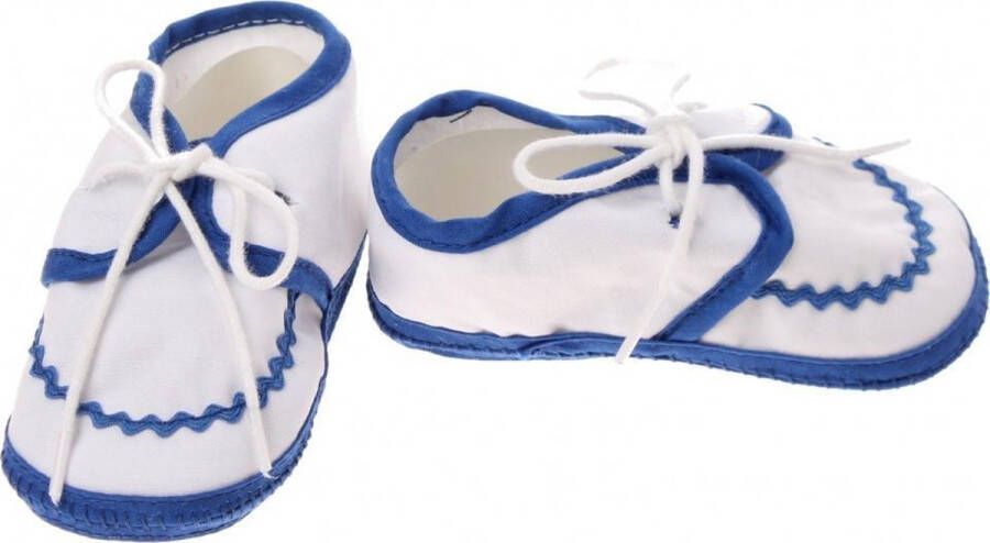 Junior joy Babyschoenen Newborn Junior Wit blauw - Foto 1