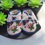 Junior joy Babyschoenen Newborn Junior Wit blauw Met Beertje - Thumbnail 2