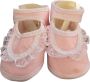Junior joy Babyschoenen Newborn Kant Meisjes Roze wit - Thumbnail 3