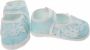 Junior joy Babyschoenen Newborn Meisjes Lichtblauw wit Met Kant - Thumbnail 1