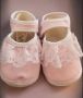Junior joy Babyschoenen Newborn Meisjes Roze wit Met Kant - Thumbnail 2
