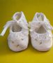 Junior joy Babyschoenen Newborn Meisjes Wit Met Gele Roos - Thumbnail 2