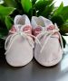 Junior joy Babyschoenen Newborn Junior Wit Met Rode Ruitjes - Thumbnail 3