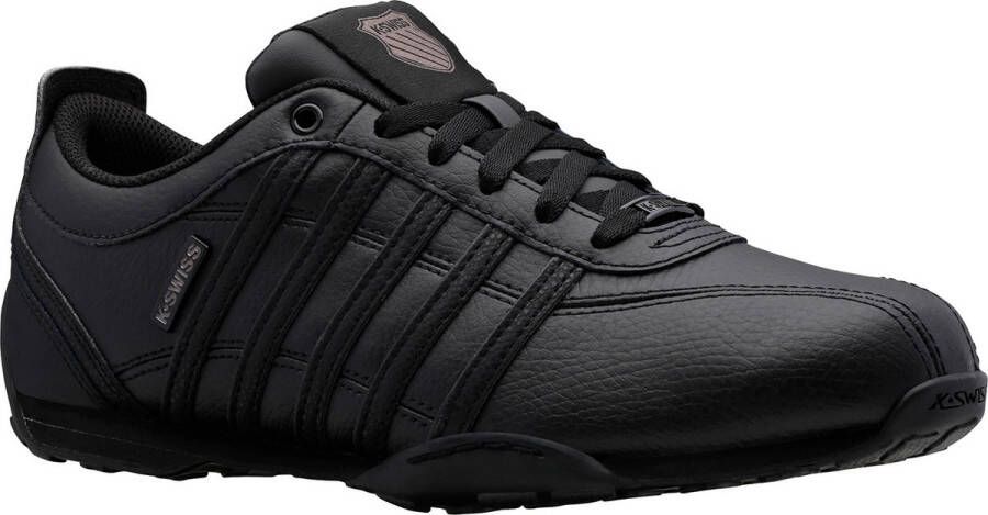 K-Swiss Arvee 1.5 Heren Leer Sneakers Schoenen Sportschoenen Zwart 02453-044-M - Foto 2
