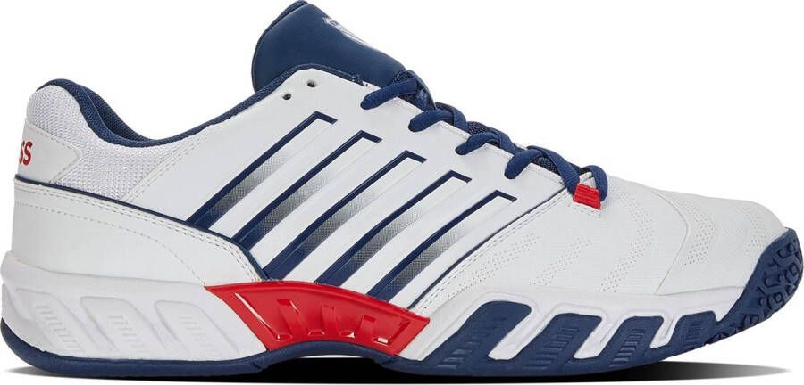 K-Swiss Bigshot Light Omni 4 tennisschoenen wit donkerblauw rood - Foto 2