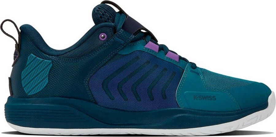 K-Swiss Ultrashot Team Tennisbannen Schoenen Colonial Blue Reflecting Pond Amethyst Orchid Biscay Bay Heren