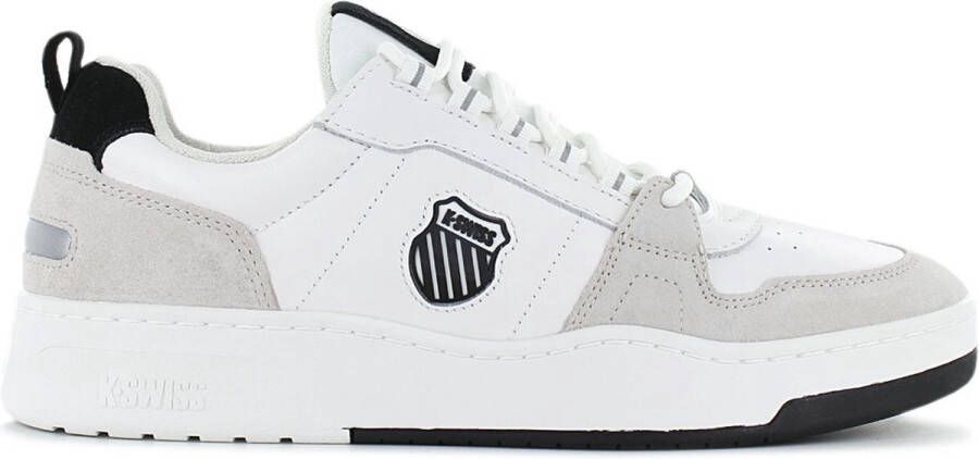 K-Swiss Cannonshield LTH Leather Herren Sneakers Sportschoenen Schoenen Leer Wit 07937-950-M - Foto 6