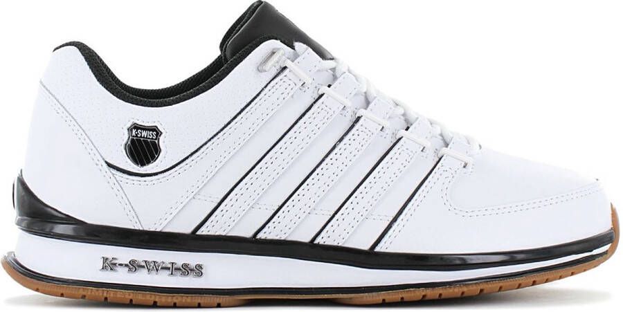 K-Swiss Classic RINZLER Heren Sneakers Schoenen Leer Wit 01235-138-M