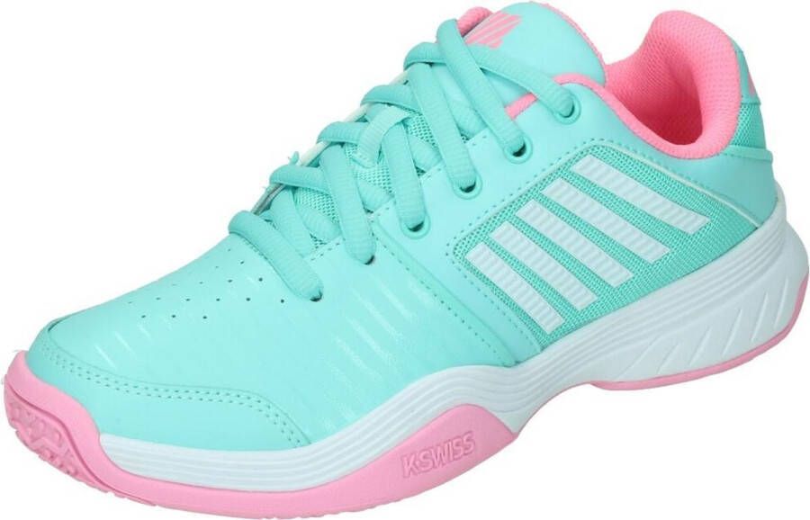 K-Swiss court express omni in de kleur blauw roze