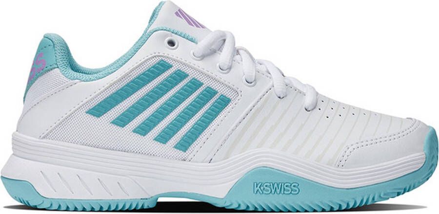 K-Swiss Women's White And Blue Court Express Hb 96750117 Shoes - Foto 3