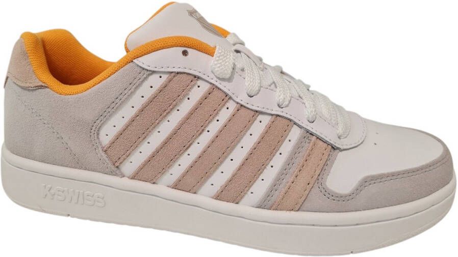 K-Swiss Court Palisades heren Sneaker Wit Taupe