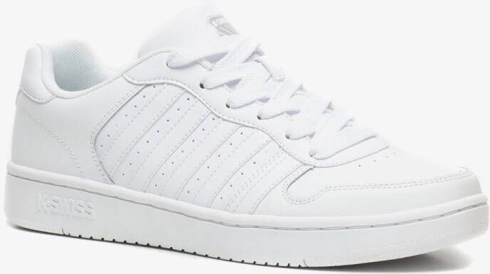 K-Swiss Palisades Leather Heren Sneakers Schoenen Leer Wit 06931-117-M