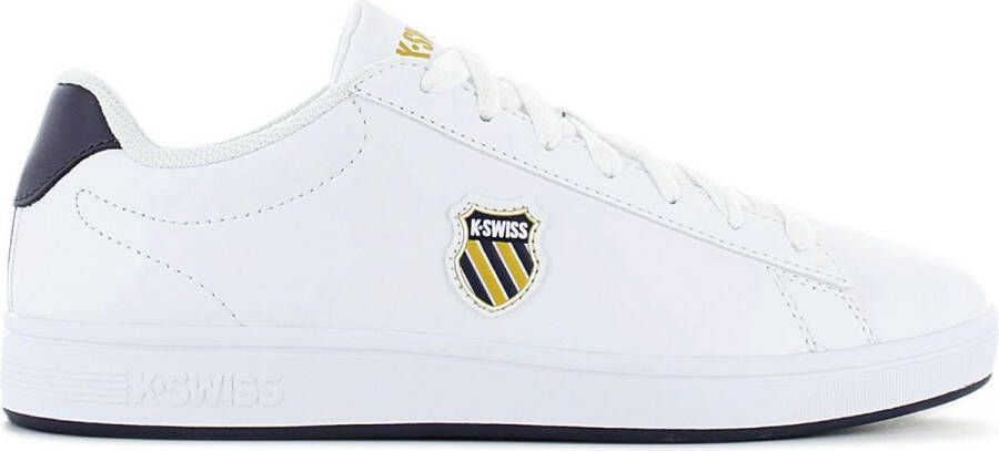 K-Swiss Court Shield Heren Sneakers Schoenen Wit 06599-856-M