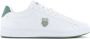 K-Swiss Court Shield Heren Sneakers Schoenen Wit-Groen 06599-148-M - Thumbnail 1