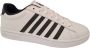 K-Swiss Court Tiebreak II Herentrainers Sportschoenen 04413-191-M Wit Zwart Wit - Thumbnail 1