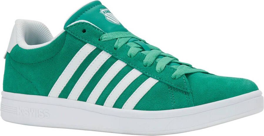 K-Swiss Court Tiebreak II SDE leren herenschoenen 09492-381 groen