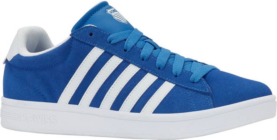 K-Swiss Court Tiebreak II SDE leren herenschoenen 09492-444 blauw