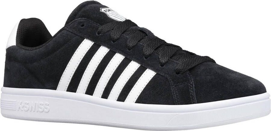 K-Swiss Court Tiebreak SDE Heren Sneakers Schoenen Leer Zwart 07012-002-M