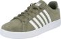 K-Swiss Court Tiebreak SDE Heren Sneakers Schoenen Leer Groen 07012-392-M - Thumbnail 1