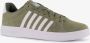 K-SWISS Court Tiebreak suede heren sneakers groen - Thumbnail 1
