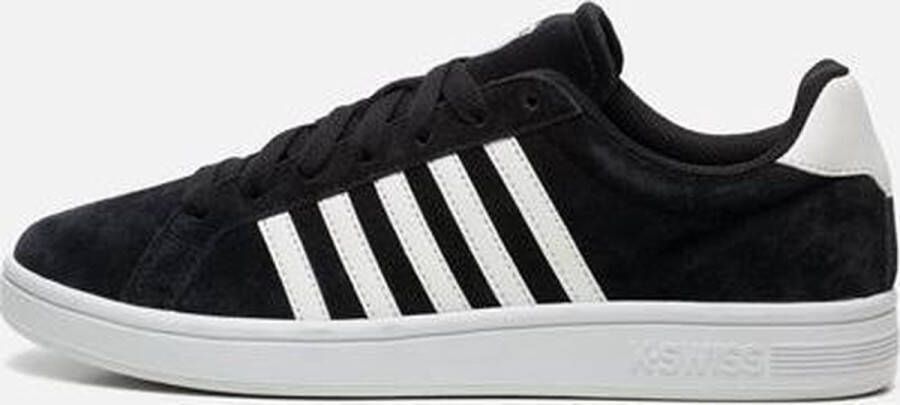 K-Swiss Court Tiebreak SDE Heren Sneakers Schoenen Leer Zwart 07012-002-M