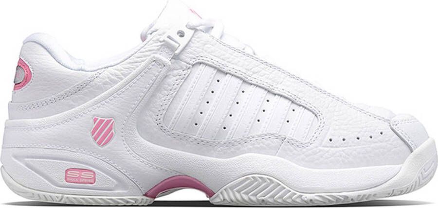 K-Swiss Defier Dames Sportschoenen Tennis Smashcourt White Pink