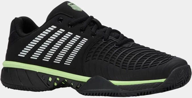 K-Swiss express light 3 clay Tennisschoenen gravel heren Zwart groen