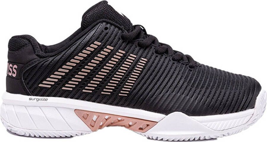 K-Swiss Hypercourt Express 2 Clay Dames Sportschoenen Tennis Smashcourt Black Gold