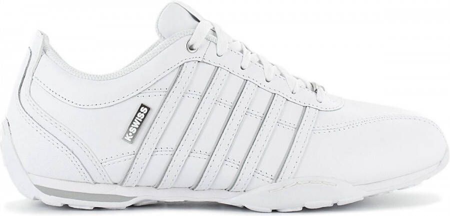 K-Swiss K Swiss Arvee 1.5 Heren Leer Sneakers Schoenen Sportschoenen Wit