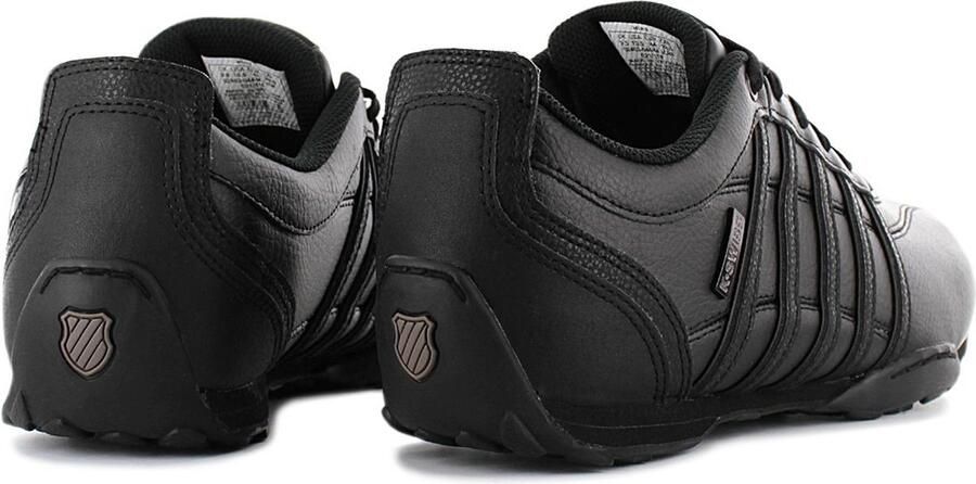 K-Swiss Arvee 1.5 Heren Leer Sneakers Schoenen Sportschoenen Zwart 02453-044-M - Foto 5
