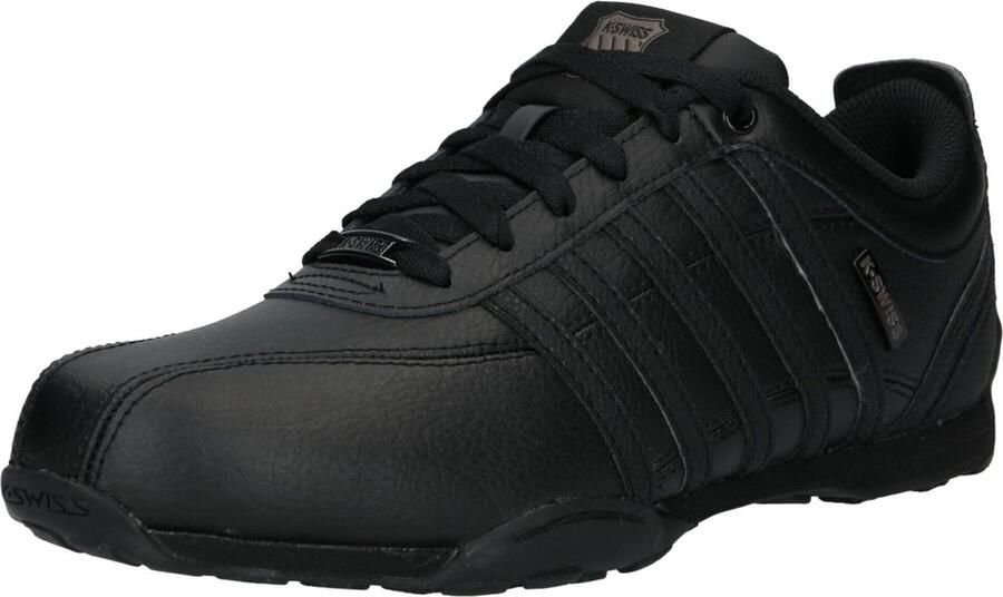 K-Swiss Arvee 1.5 Heren Leer Sneakers Schoenen Sportschoenen Zwart 02453-044-M - Foto 3