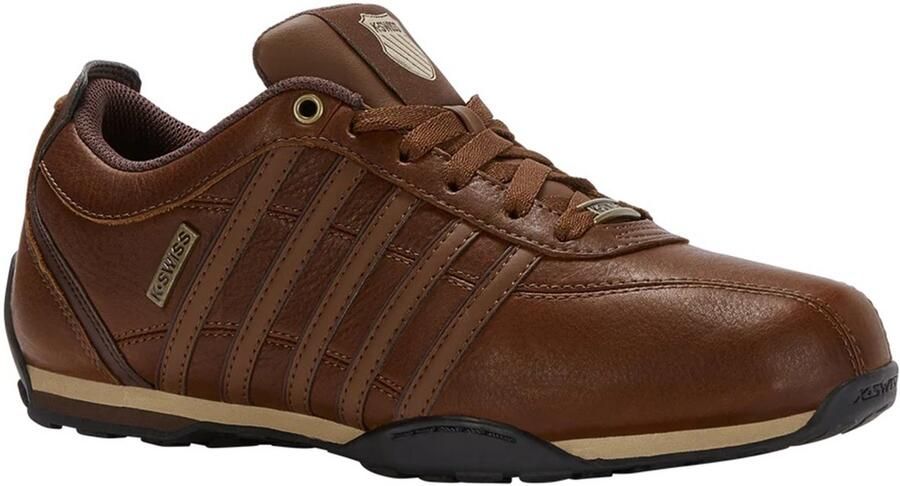 K-Swiss Arvee 1.5 Leather Heren Sneakers Schoenen Leer Bruin 02453-214-M - Foto 2