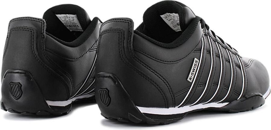 K-Swiss Arvee 1.5 Heren Leer Sneakers Schoenen Sportschoenen Zwart 02453-091-M - Foto 4