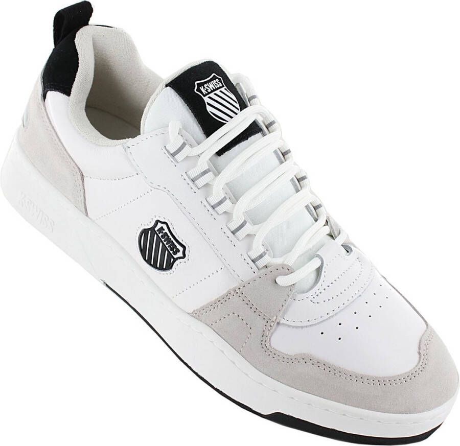 K-Swiss Cannonshield LTH Leather Herren Sneakers Sportschoenen Schoenen Leer Wit 07937-950-M