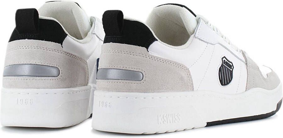 K-Swiss Cannonshield LTH Leather Herren Sneakers Sportschoenen Schoenen Leer Wit 07937-950-M - Foto 3