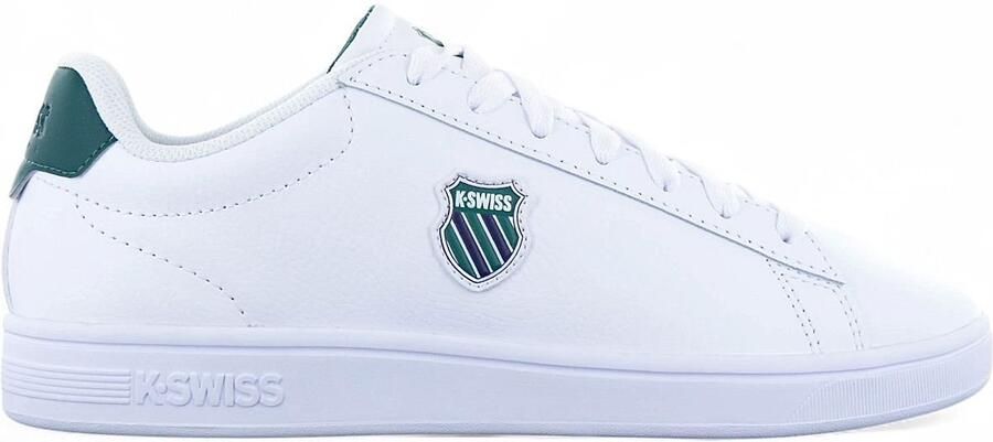 K-Swiss Classic Court Shield II Heren Sneakers Schoenen Wit 04412-130-M