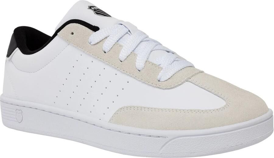 K-Swiss COURT BALBOA SDE herensneaker vrijetijdsschoen 04735-175-M wit zwart