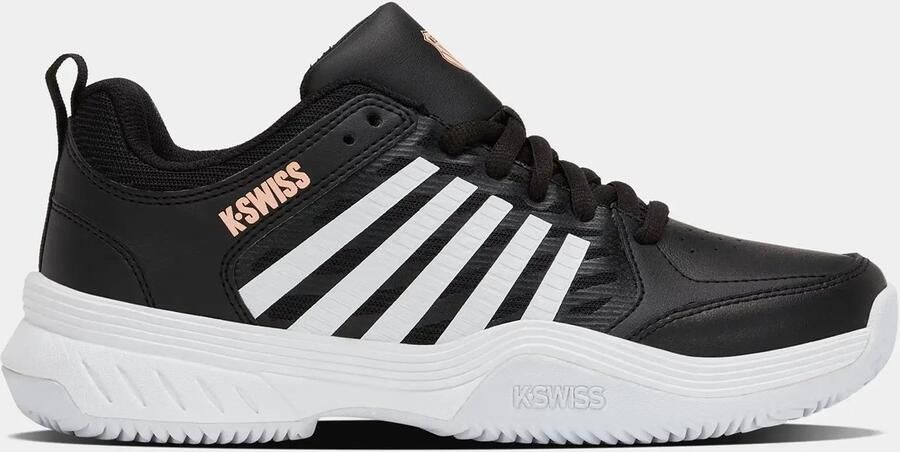 K-Swiss Court Express 2 Clay Dames Tennisschoen Zwart Gravel Alle Ondergronden Sportschoen