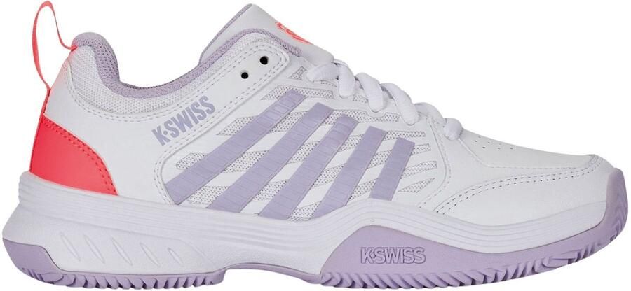 K-Swiss COURT EXPRESS tennisschoenen wit lila rood - Foto 2