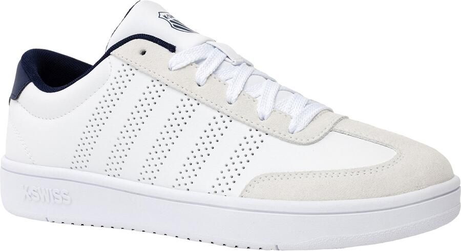 K-Swiss Court Open T Toe sneakers voor dames wit indigo