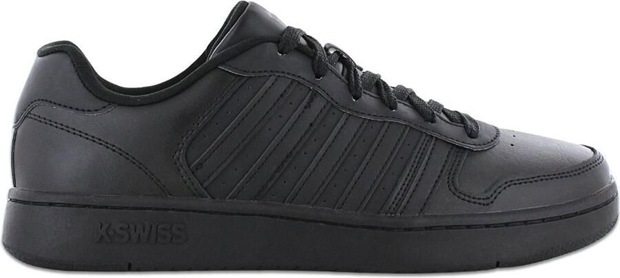K-Swiss Classic Court Palisades Heren Sneakers Schoenen Leer Zwart 06931-001-M - Foto 2