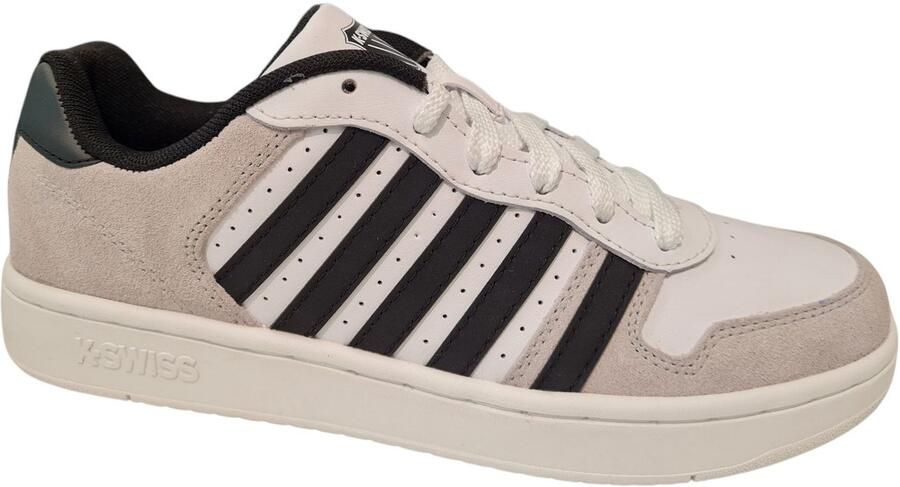 K-Swiss Palisades Leather Heren Sneakers Schoenen Leer Wit 06931-144-M