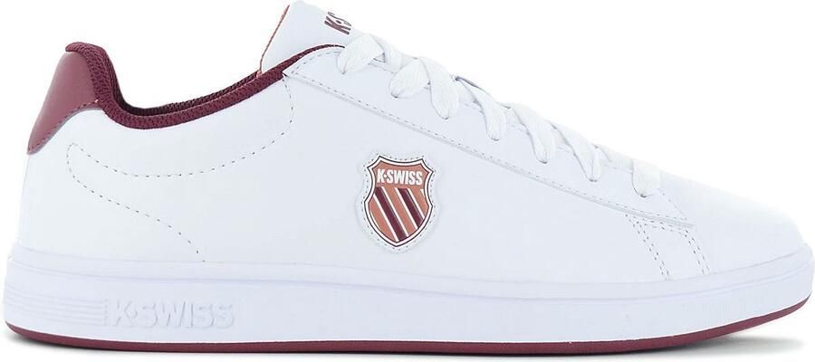 K-Swiss Court Shield heren sneaker sportschoen 06599-135-M wit
