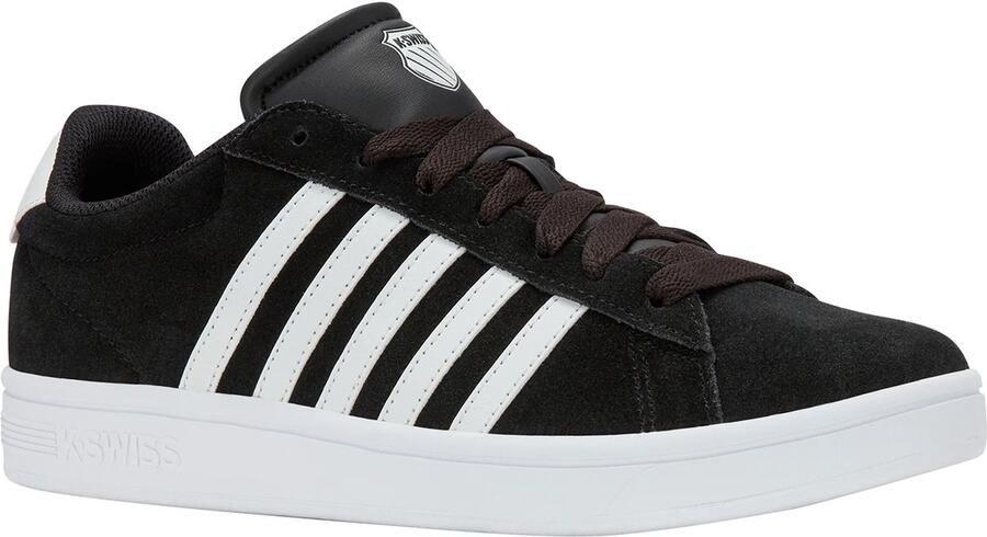 K-Swiss Court Tiebreak II SDE leren herenschoenen 09492-013 zwart