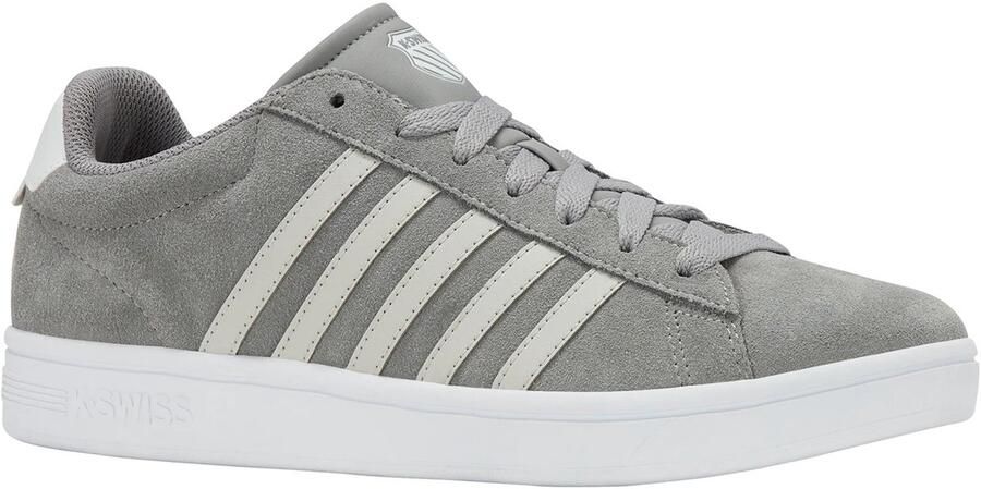 K-Swiss Court Tiebreak II SDE leren herenschoenen 09492-029 grijs