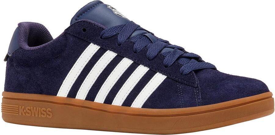 K-Swiss Court Tiebreak II SDE leren herenschoenen 09492-465-M blauw