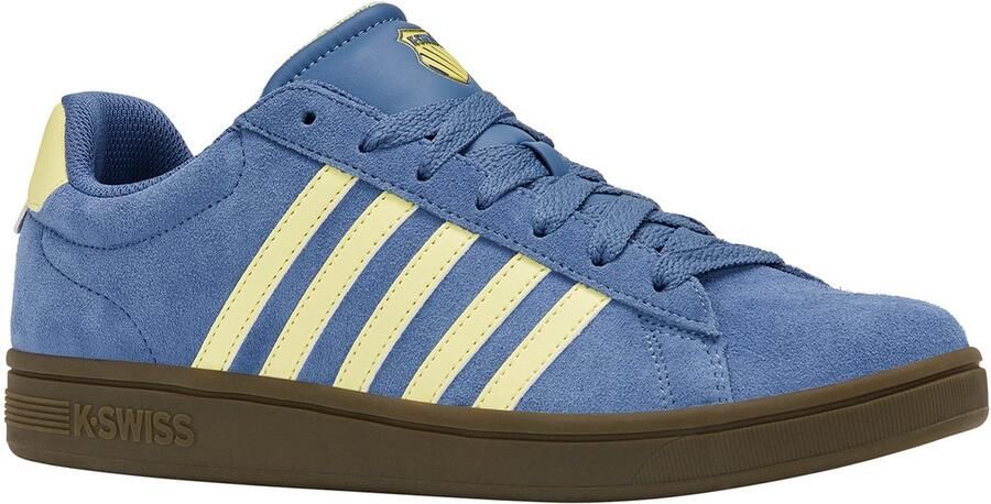 K-Swiss Court Tiebreak II SDE leren herenschoenen 09492-466-M blauw