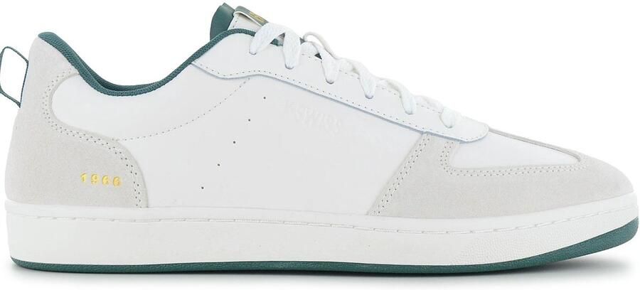 K-Swiss Court Varsity Heren Sneakers Schoenen Wit 04734-180-M