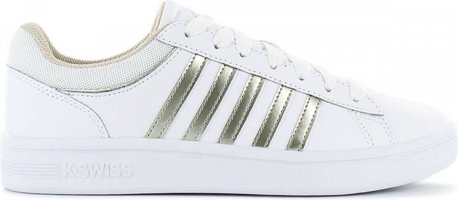 K-Swiss K Swiss Court Winston Dames Sneakers Sportschoenen Schoenen Wit