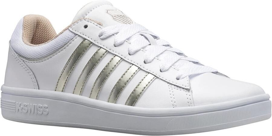 K-Swiss Court Winston Dames Sneakers Sportschoenen Schoenen Wit 96154-997-M - Foto 3